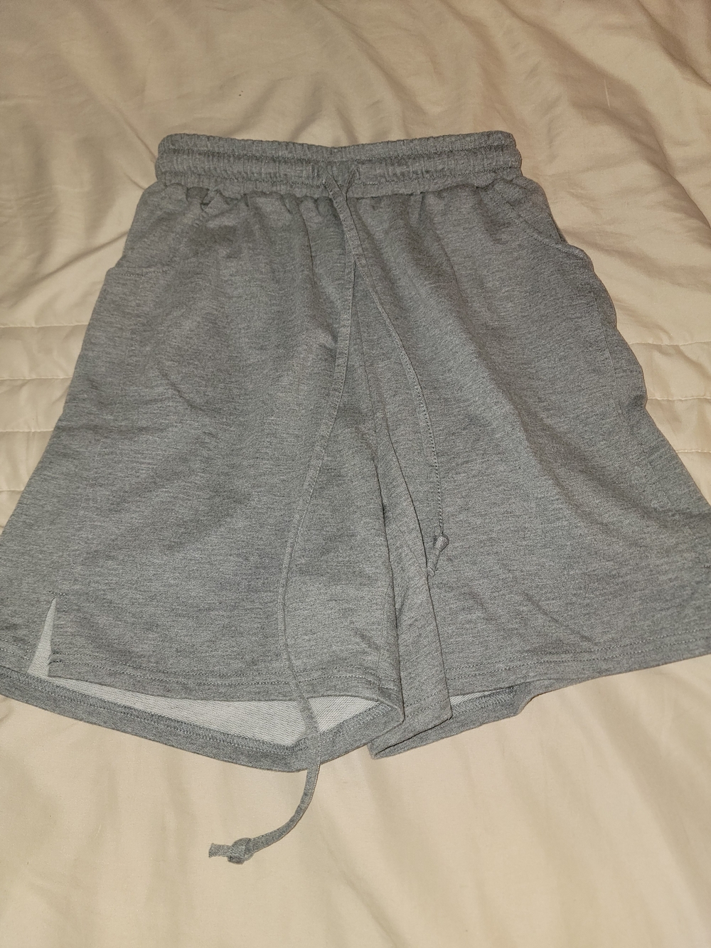 Gray Women’s Athletic Drawstring Shorts